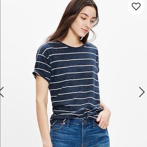 Madewell Striped Whisper Cotton Crewneck T